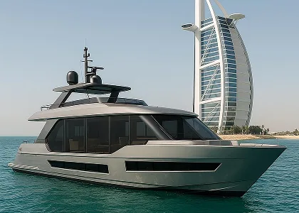 Black yacht tint at the current 30 percent visual reference