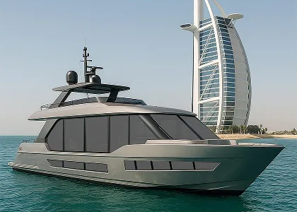 Grey yacht tint at the current 70 percent visual reference