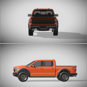 Truck Sides, Rear (67% DS-ONE) (3 Years Warranty)