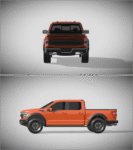 Truck Sides, Rear (67% DS-ONE) (3 Years Warranty)
