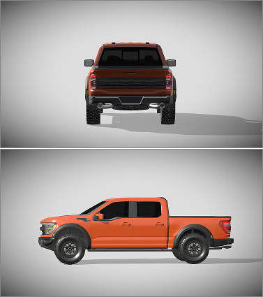 Truck Sides, Rear (67% DS-ONE) (3 Years Warranty)