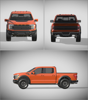 Truck Sides, Rear, Windshield (67% DS-ONE) (3 Years Warranty)