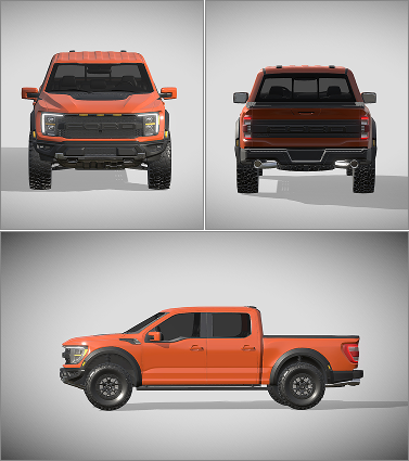 Truck Sides, Rear, Windshield (67% DS-ONE) (3 Years Warranty)