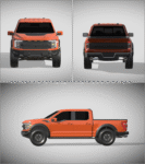 Truck Sides, Rear, Windshield (67% DS-ONE) (3 Years Warranty)
