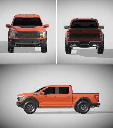 Truck Sides, Rear, Windshield (67% DS-ONE) (3 Years Warranty)