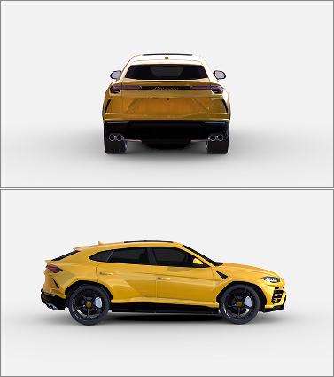 SUV Sports Sides, Rear (67% DS-ONE) (3 Years Warranty)