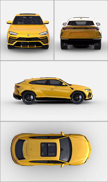 SUV Sports Sides, Rear, Windshield and Sunroof (88% DS-PRO) (6 Years Warranty)