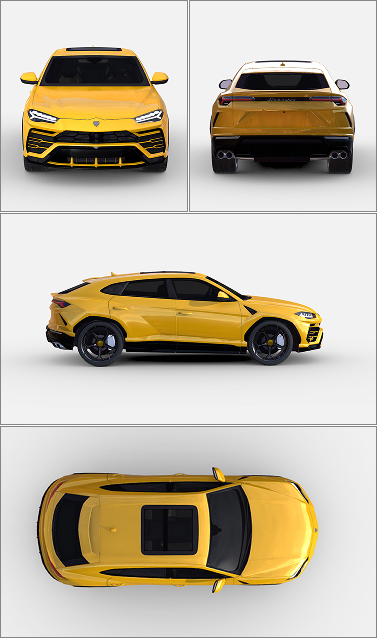 SUV Sports Sides, Rear, Windshield and Sunroof (88% DS-PRO) (6 Years Warranty)