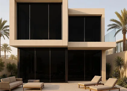 Black residential tint visual shade 70 percent