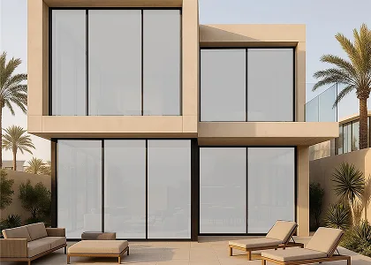 Silver residential tint visual shade 50 percent