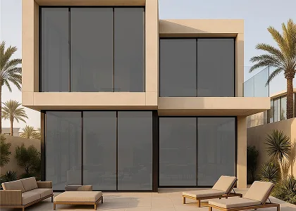 Grey residential tint visual shade 70 percent